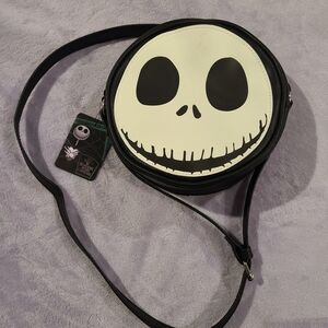 Jack Sklingto. Bioworld Black Crossbody Bag